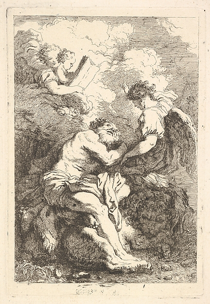 Jean Honoré Fragonard, The Vision of Saint Jerome