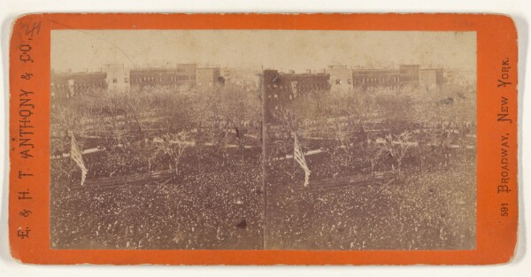 Edward and Henry T. Anthony & Co., The Great Union Meeting, Union Square, New York, April 20, 1861