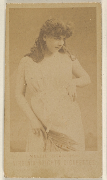Allen & Ginter, Nellie Standish, from the Actors and Actresses series (N45, Type 1) for Virginia Brights Cigarettes