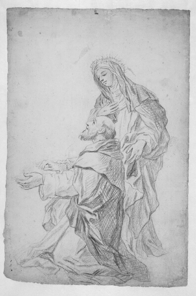 Luca Giordano, Sankt Dominikus og Sankt Rosa fra Madonna del Rosario