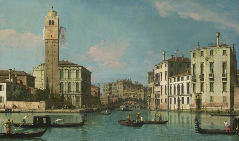 Canaletto, Venice: Entrance to the Cannaregio