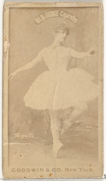 Goodwin & Company, Rigatti, from the Actors and Actresses series (N171) for Old Judge Cigarettes