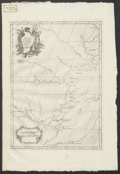 Anville, Jean Baptiste Bourguignon d', (1697-1782) (cartographer), IIIe. Feuille Comprise dans la Carte Générale du Thibet, et qui contient en particulier les Environs de Kashgar