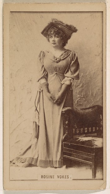 Kinney Brothers Tobacco Company, Rosine Vokes, from the Actresses series (N245) issued by Kinney Brothers to promote Sweet Caporal Cigarettes