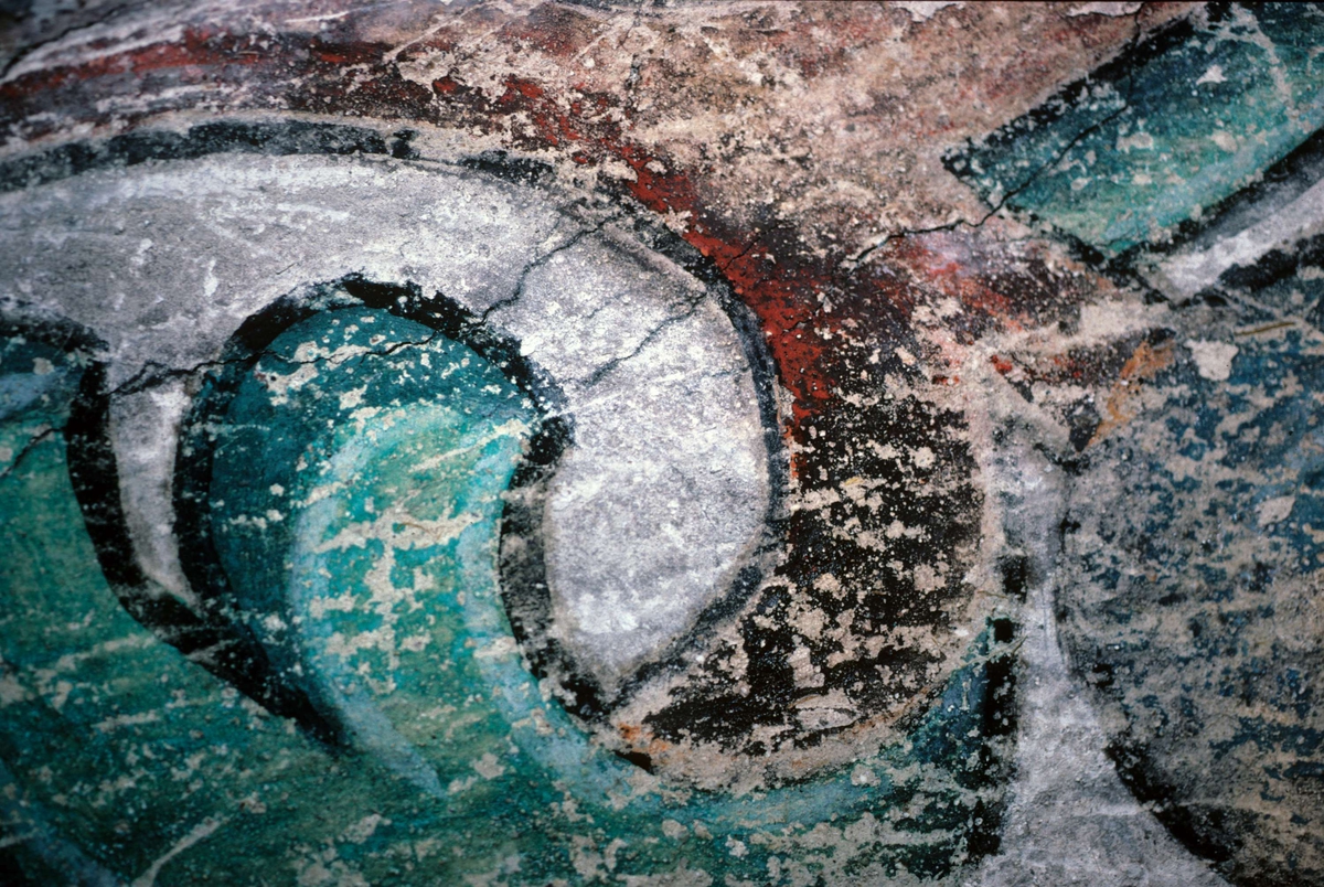 Rune Hammarling, Kalkmålning i Viksta kyrka, Viksta socken, Uppland 1986