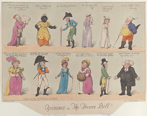 Thomas Rowlandson, Opinions on The Divorce Bill!!