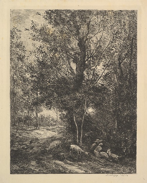 Charles-François Daubigny, Shepherd and Shepherdess