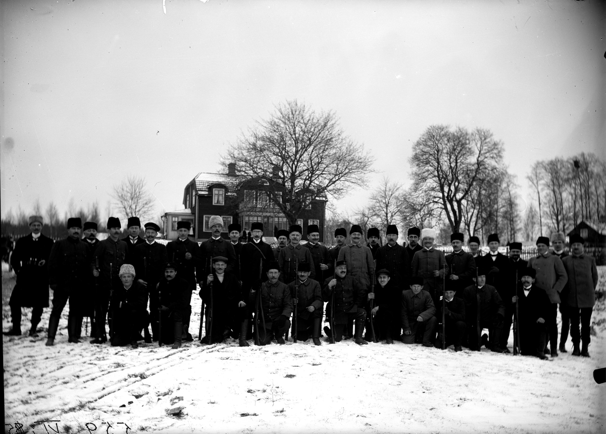 Ellert Johan Viktor Sörman, Skarpskyttar 1911. Fotograf E Sörman.