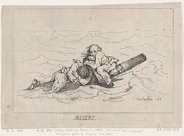 Thomas Rowlandson, Misery