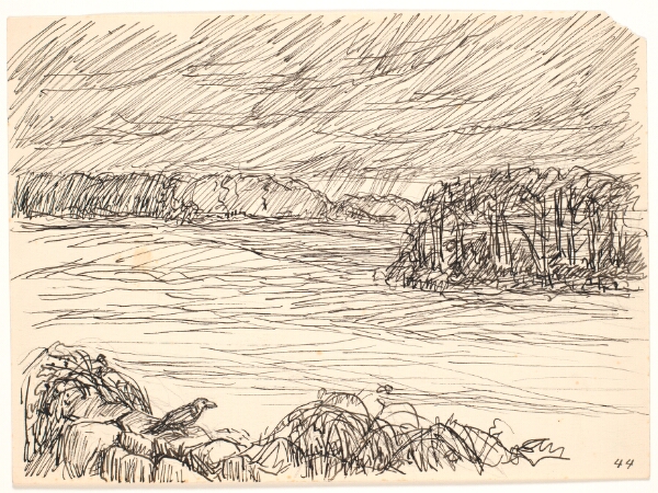 Fritz Syberg, Ravnen på gærdet
