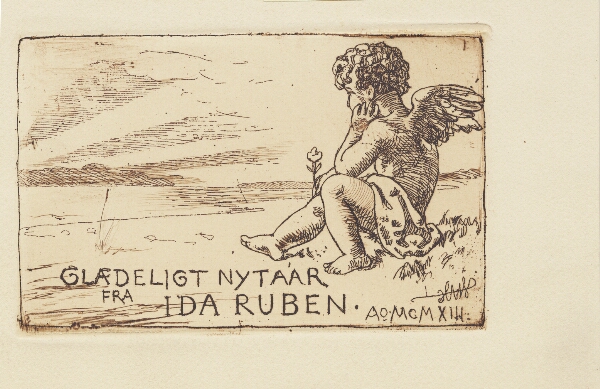 Hans Nikolaj Hansen, Nytårskort
