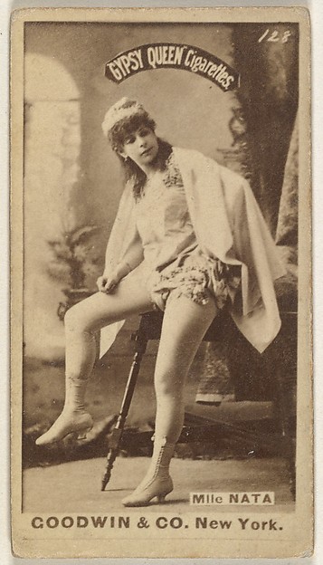Goodwin & Company, Mlle. Nata, from the Actors and Actresses series (N171) for Gypsy Queen Cigarettes