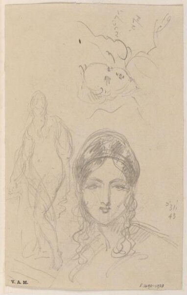 George Chinnery, Sketches of Western figures
