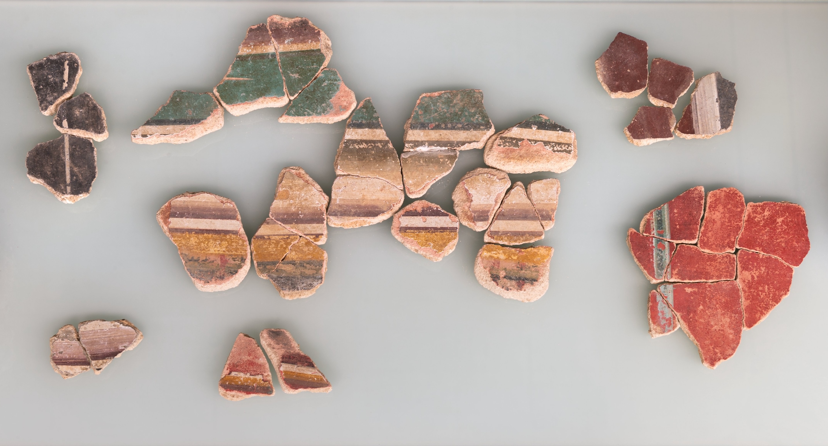 Bibracte Antoine Maillier, Fragments of wall painting