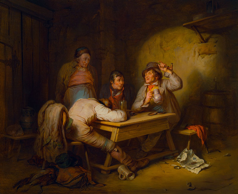 Josef Danhauser, Scene in an Inn