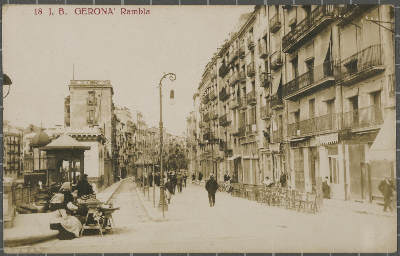 Desconegut, 18 J.B. Gerona. Rambla