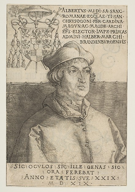 Albrecht Dürer, Cardinal Albrecht of Brandenburg