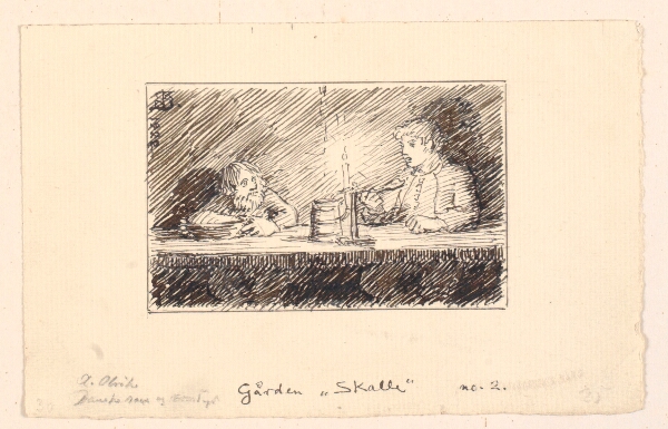 Niels Skovgaard, Illustration til Strandvarslet og kirkegrimen