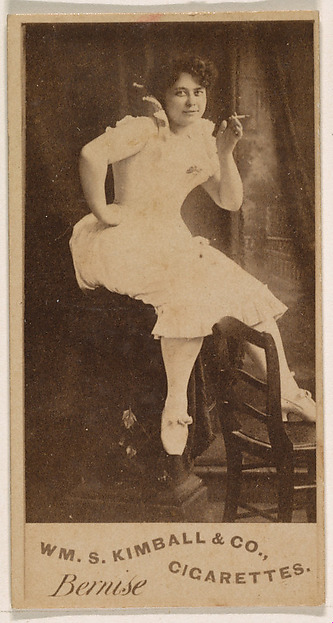 William S. Kimball & Company, Miss Bernise, from the Actresses series (N203) issued by Wm. S. Kimball & Co.