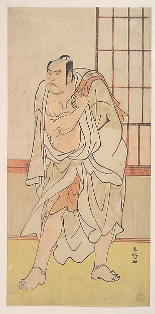 Katsukawa Shunkō, The Third Otani Hiroji as a Wrestler