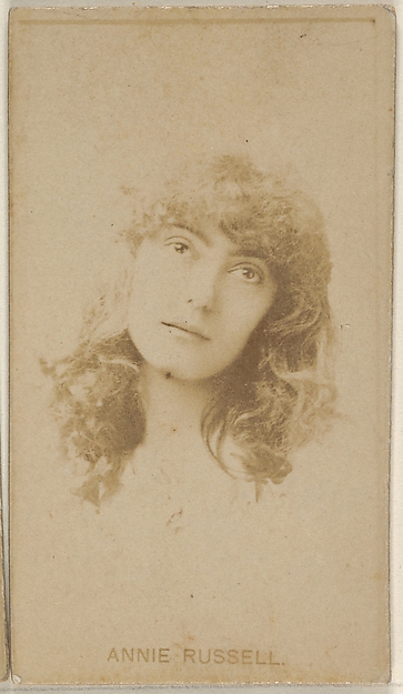 Allen & Ginter, Annie Russell, from the Actors and Actresses series (N45, Type 8) for Virginia Brights Cigarettes
