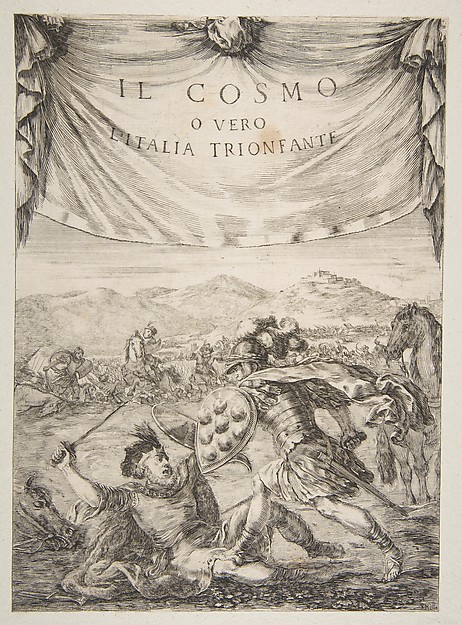 Stefano della Bella, Frontispiece for Il Cosmo