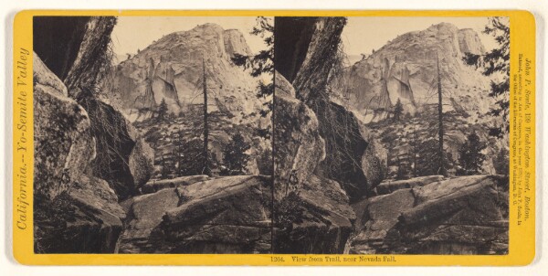 John P. Soule, View from Trail, near Nevada Fall.