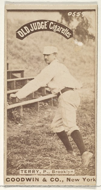 Goodwin & Company, Terry, Pitcher, Brooklyn, from the Old Judge series (N172) for Old Judge Cigarettes