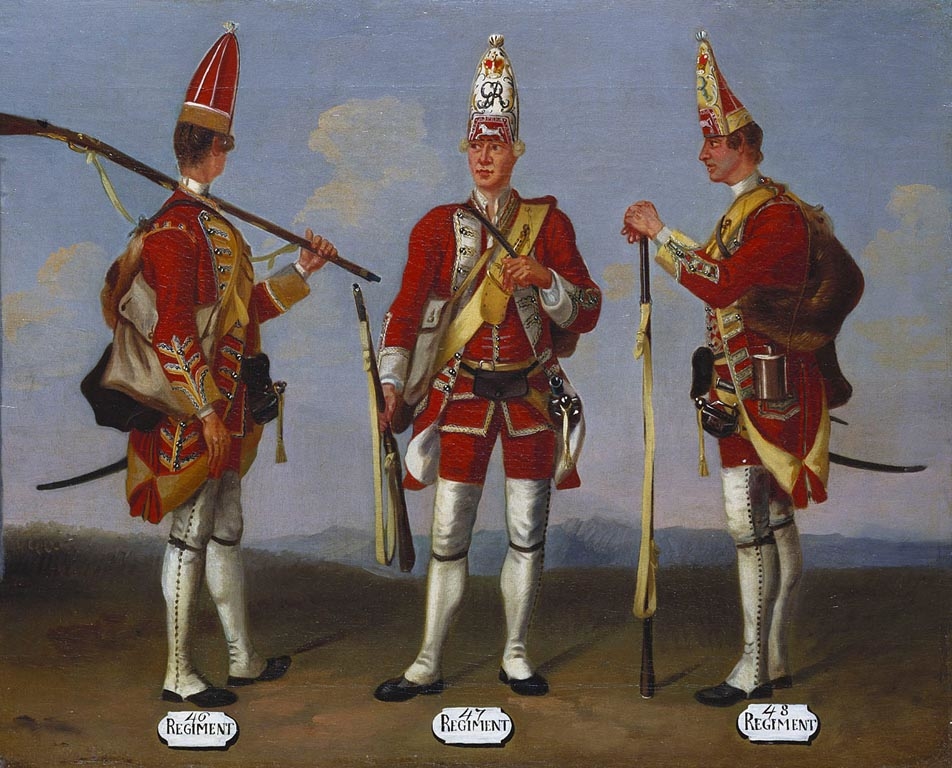 David Morier, Grenadiers, 46th, 47th and 48th Regiments of Foot, 1751