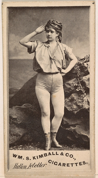 William S. Kimball & Company, Hellen Leteller, from the Actresses series (N203) issued by Wm. S. Kimball & Co.