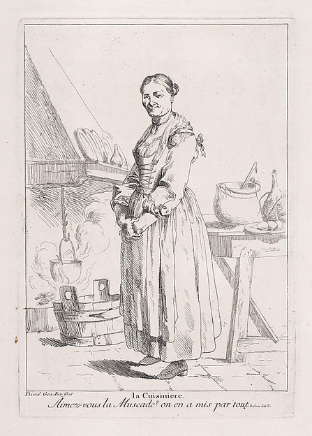Giovanni David, The Cook, from "Divers Portraits"