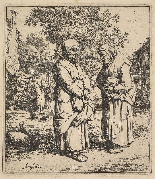 Adriaen van Ostade, Two Gossips