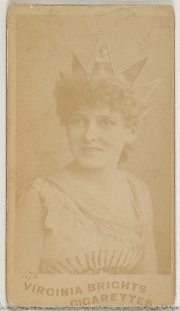 Allen & Ginter, Card 673, from the Actors and Actresses series (N45, Type 5) for Virginia Brights Cigarettes