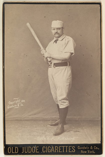 Goodwin & Company, Galvin, Pitcher, Pittsburgh, from the series Old Judge Cigarettes