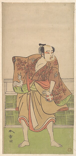 Katsukawa Shunshō　勝川春章, Ōtani Hiroemon in the role of Gokumon no Shobei