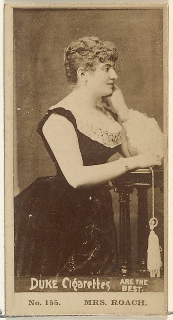 W. Duke, Sons & Co., Card Number 155, Mrs. Roach, from the Actors and Actresses series (N145-6) issued by Duke Sons & Co. to promote Duke Cigarettes