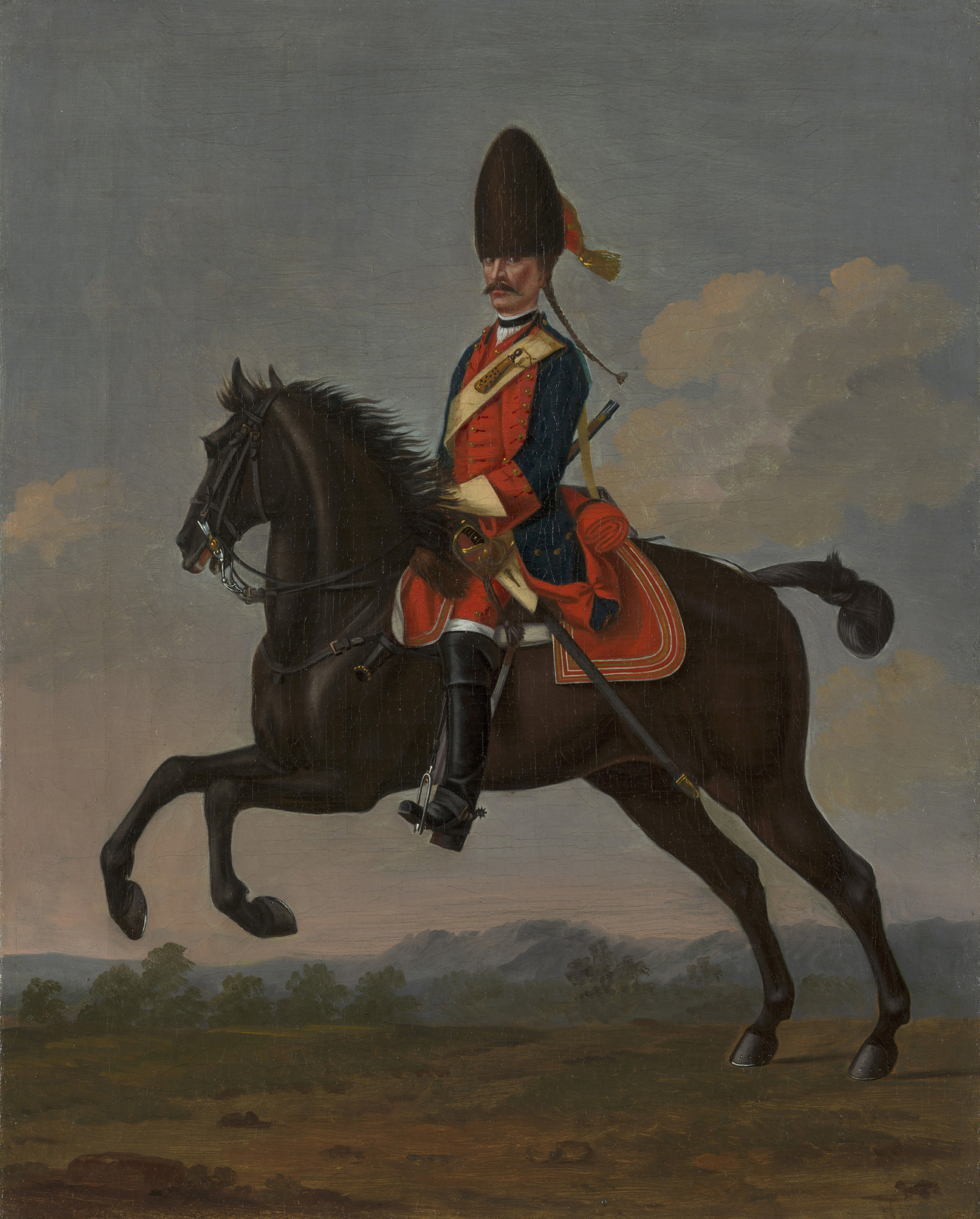 David Morier, Grenadier, Regiment of Dragoons "Liechtenstein"
