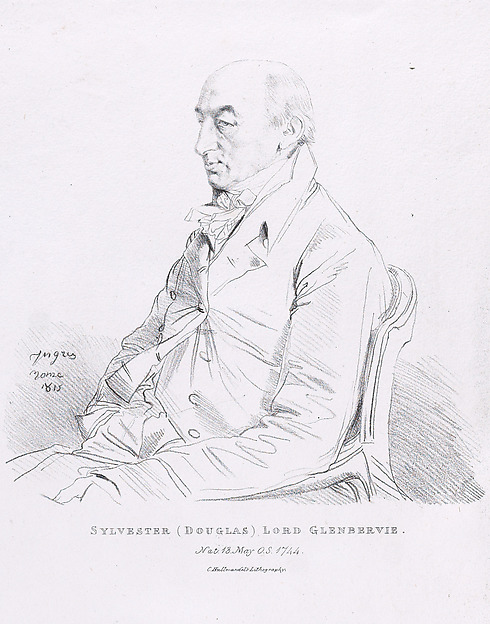 Jean Auguste Dominique Ingres, Portrait of Sylvester (Douglas), Lord Glenbervie