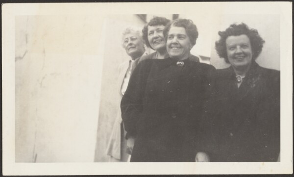 Louis Fleckenstein, [Four Women at Wall]