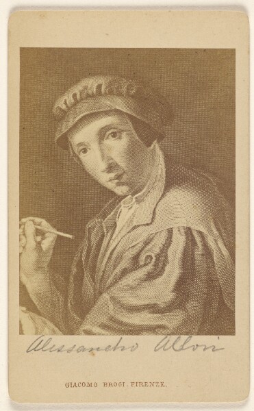 Giacomo Brogi, Alessandro Allori [copy of an engraving]
