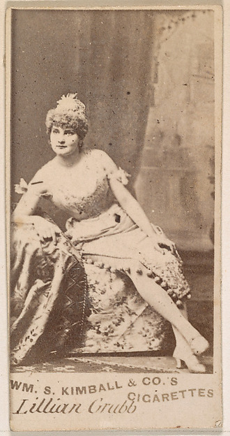 William S. Kimball & Company, Lillian Grubb, from the Actresses series (N203) issued by Wm. S. Kimball & Co.