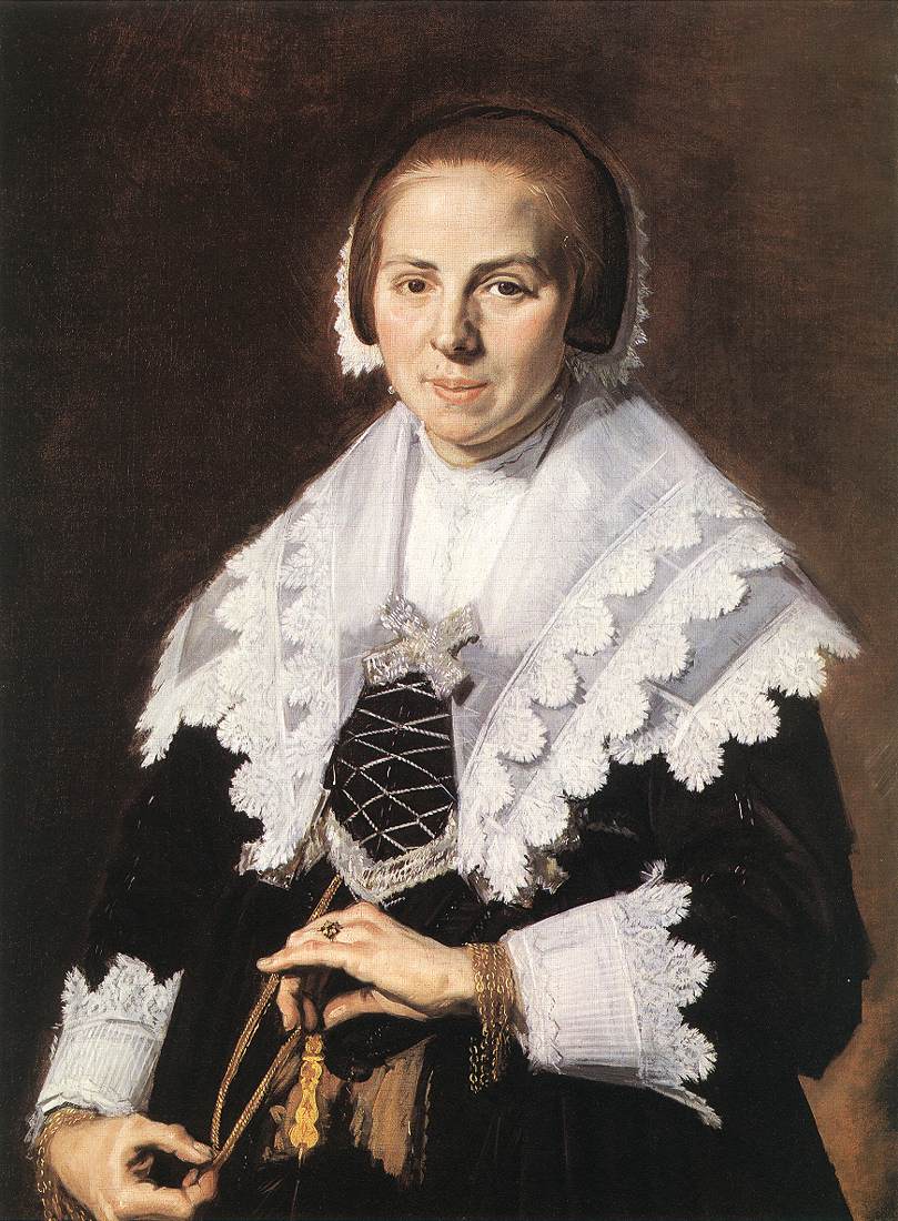 Frans Hals, Portrait of a Woman Holding a Fan