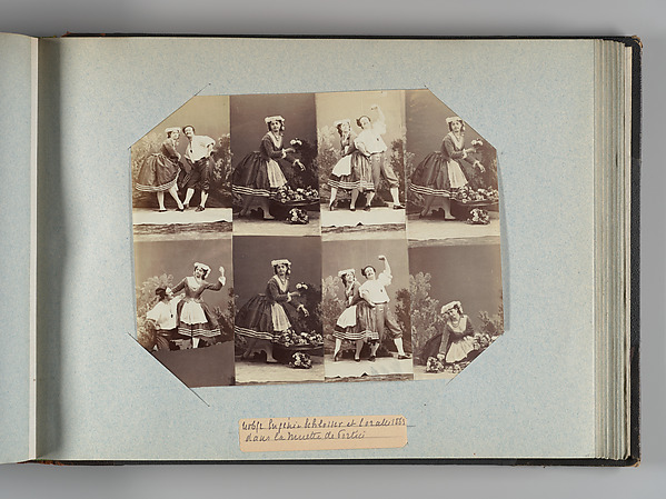 André-Adolphe-Eugène Disdéri, Eugénie Schlosser et Coralli