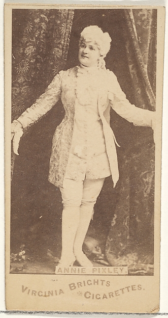 Allen & Ginter, Annie Pixley, from the Actors and Actresses series (N45, Type 1) for Virginia Brights Cigarettes