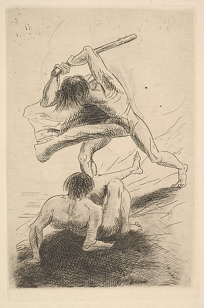 Odilon Redon, Cain and Abel