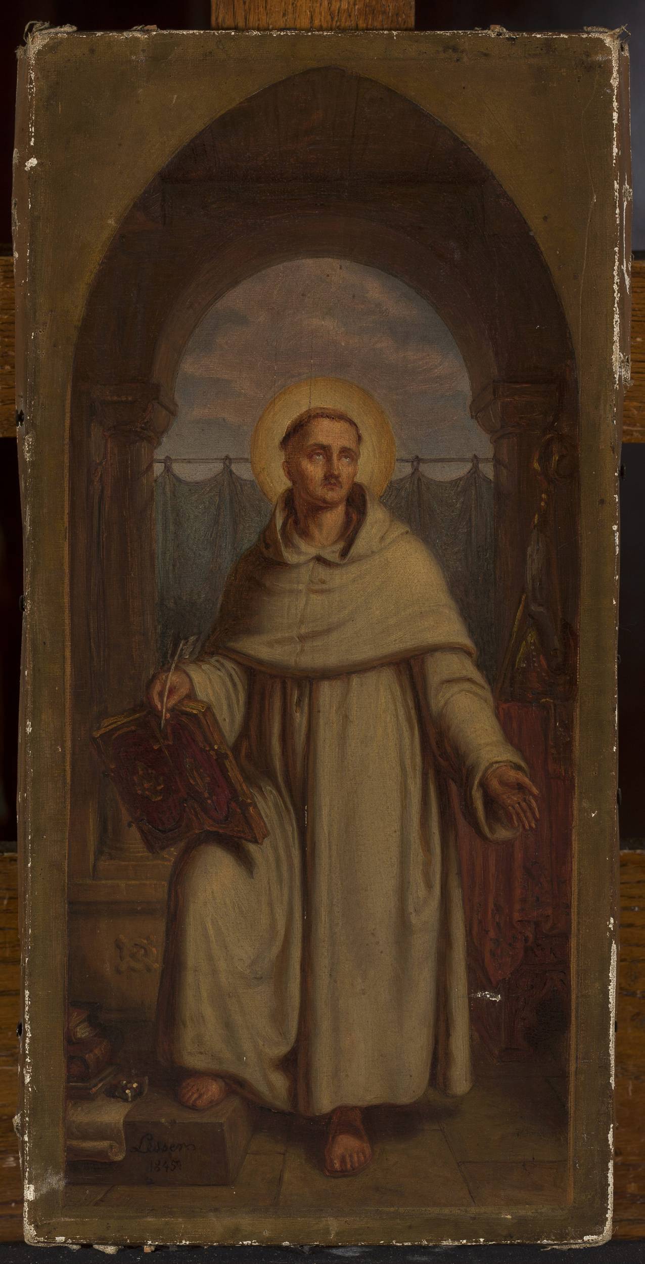 Aleksander Lesser, Sketch for “Wincenty Kadłubek”