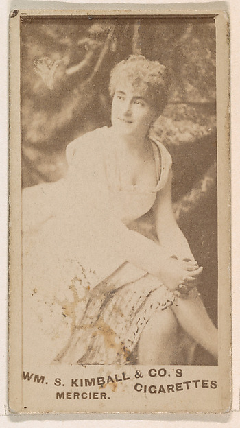 William S. Kimball & Company, Miss Mercier, from the Actresses series (N203) issued by Wm. S. Kimball & Co.