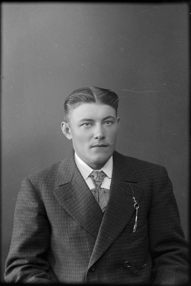 Skötsner-Edhlund, Ateljéporträtt - man, Östhammar, Uppland