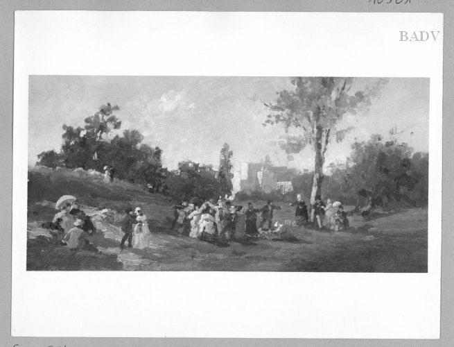 Carl Spitzweg, Party in the open
