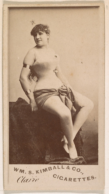 William S. Kimball & Company, Miss Clarie, from the Actresses series (N203) issued by Wm. S. Kimball & Co.